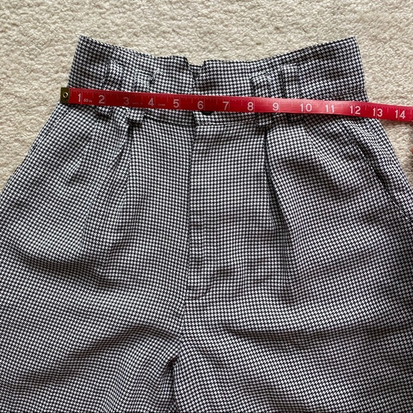 VINTAGE HOUNDSTOOTH PLEATED TROUSERS - Picture 11 of 15